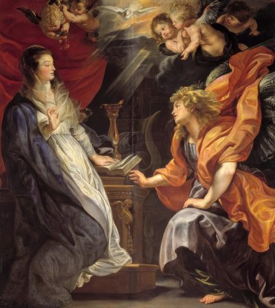 De aankondiging aan Maria door Peter Paul Rubens